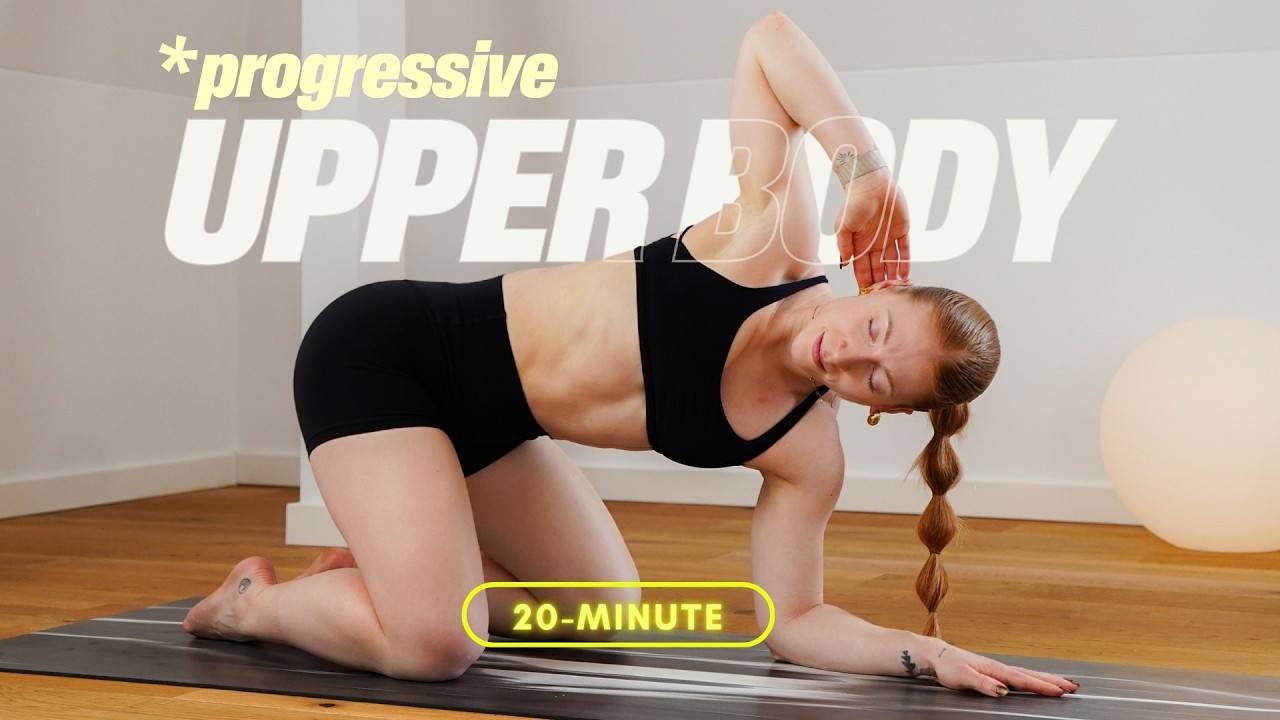 20 Min. Progressive Upper Body Mobility | Easy to Hard w/ Modifications