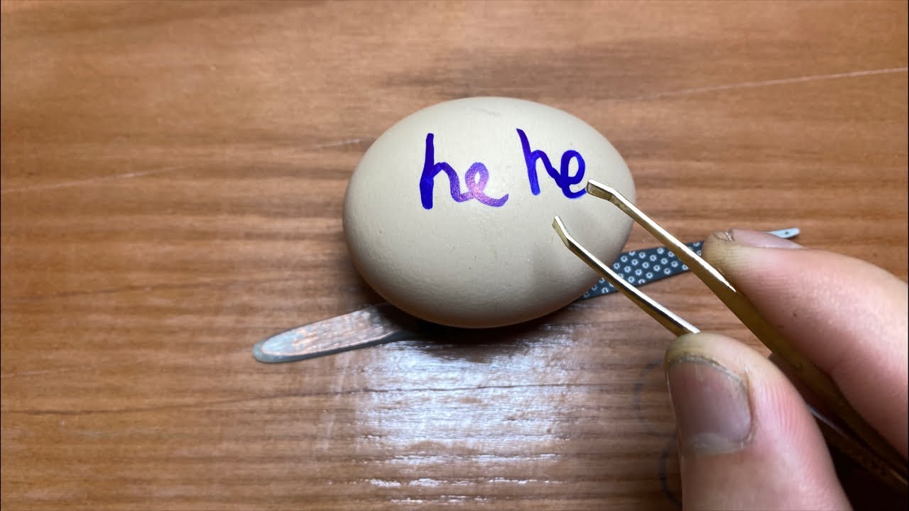 RAW EGG PEELING LIVE