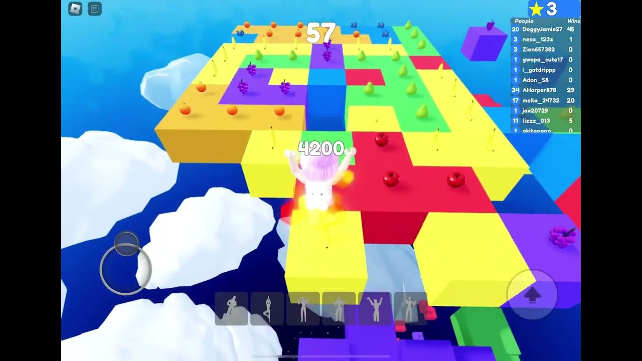 Playing fruit connect!