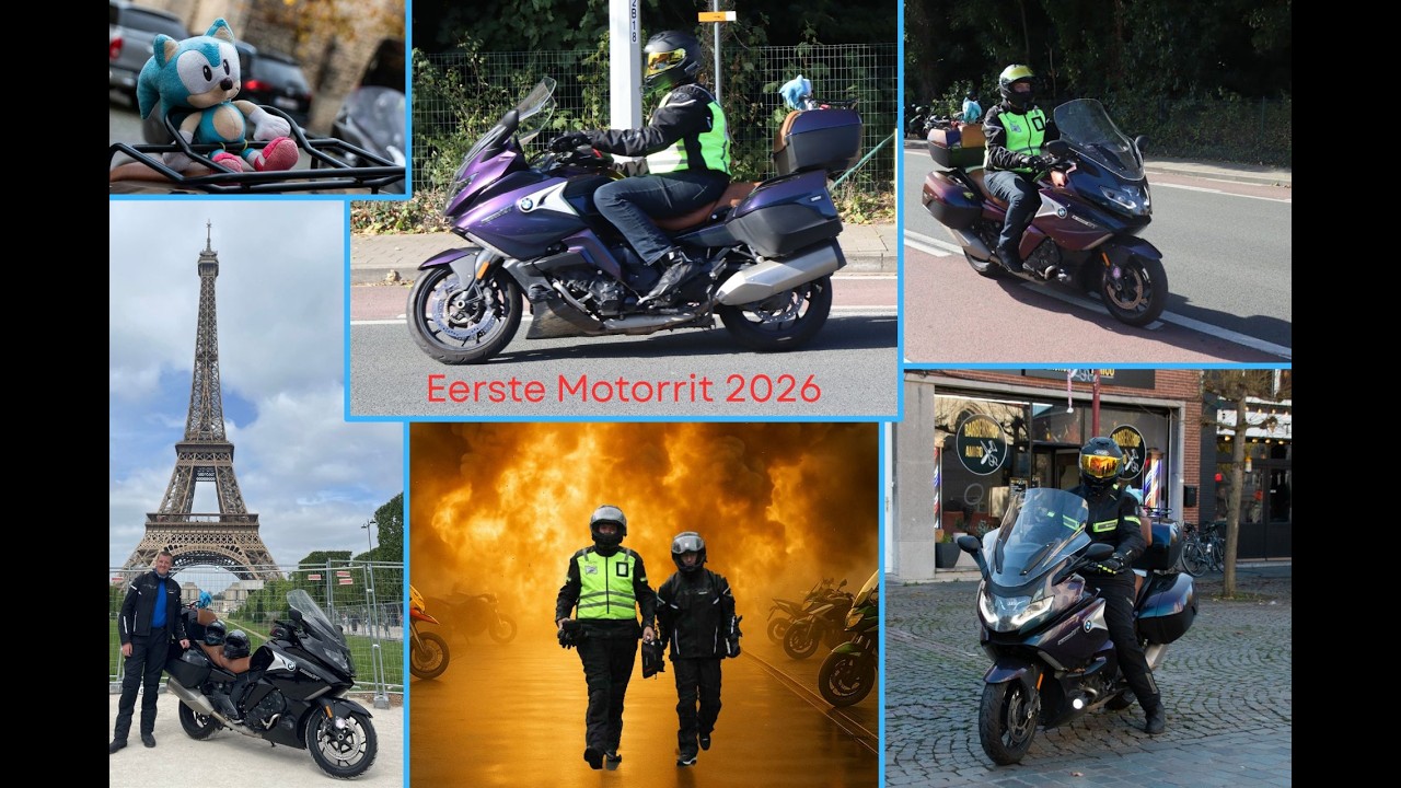 ALLEREERSTE MOTORRIT 2026 met BMW K1600 GT PART 6