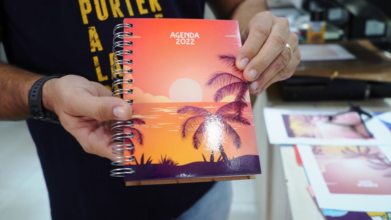 SUBLIMAÇÃO - AGENDA PERMANENTE EM MDF