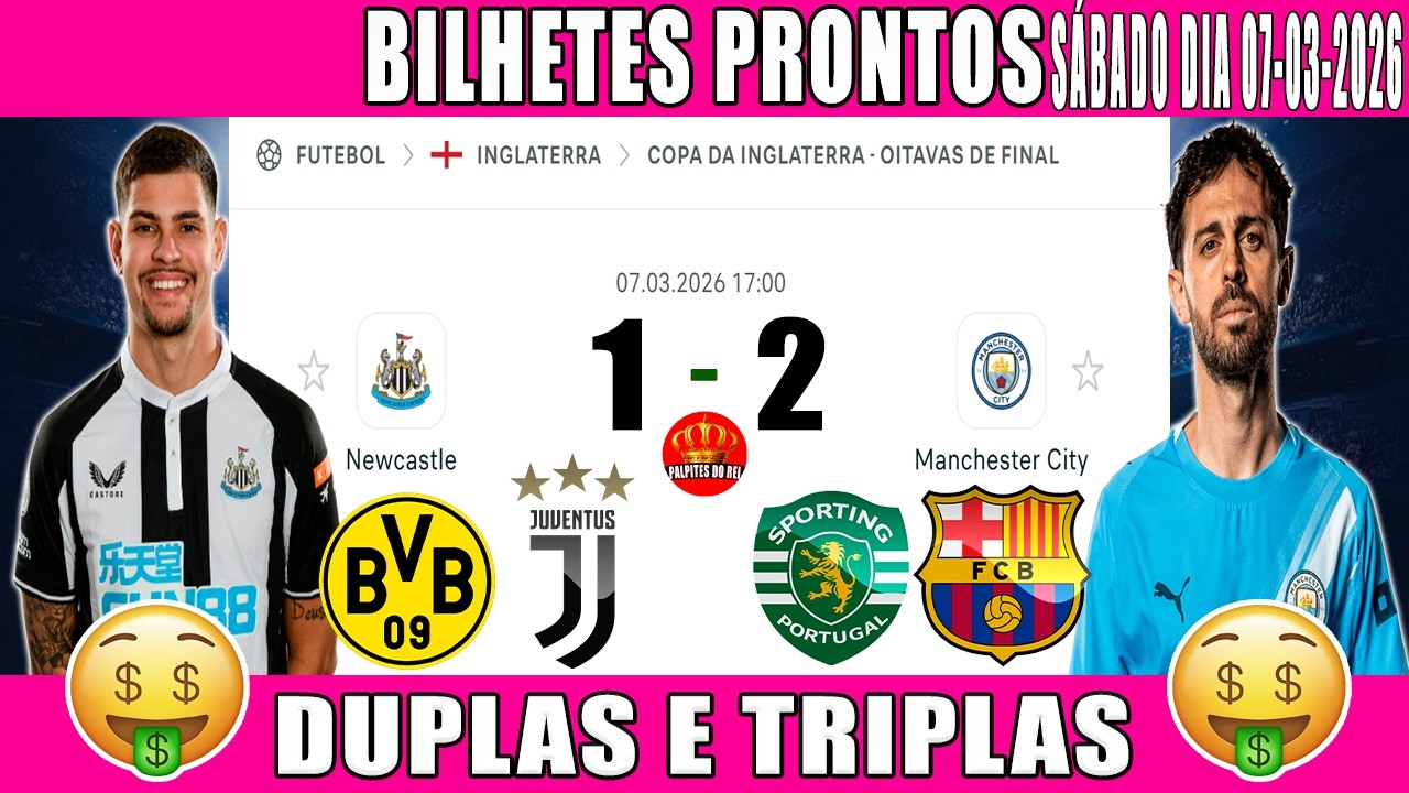 PALPITES DE FUTEBOL PRA HOJE DIA 07 03 2026   SÁBADO