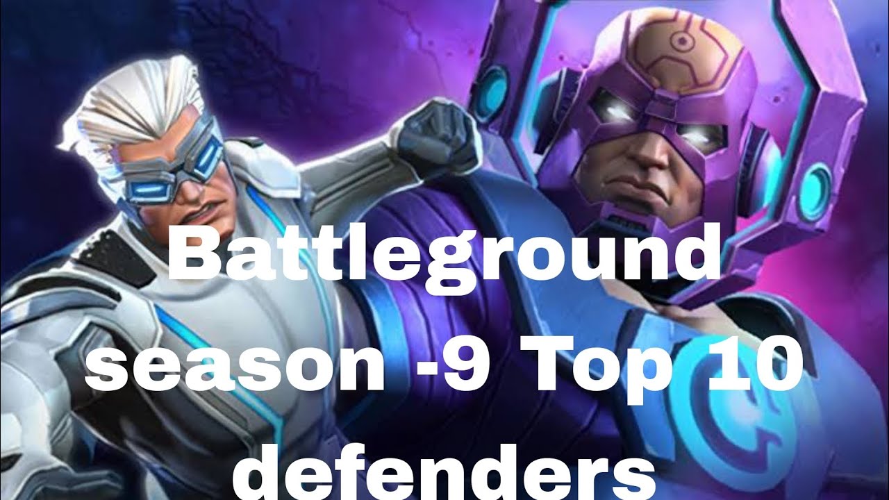 Battleground season 9 | Top 10 defenders | Mcoc 2023|