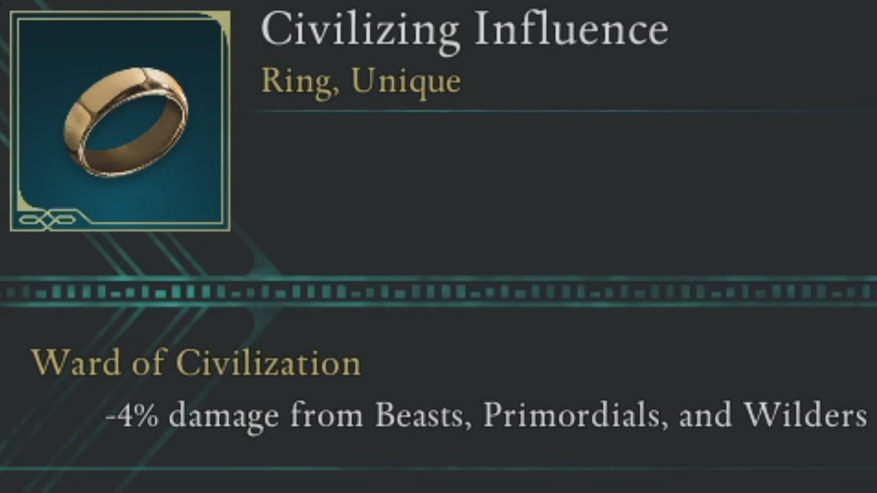 Civilizing Influence Unique Ring Location Guide (Damage Resistance) - Avowed