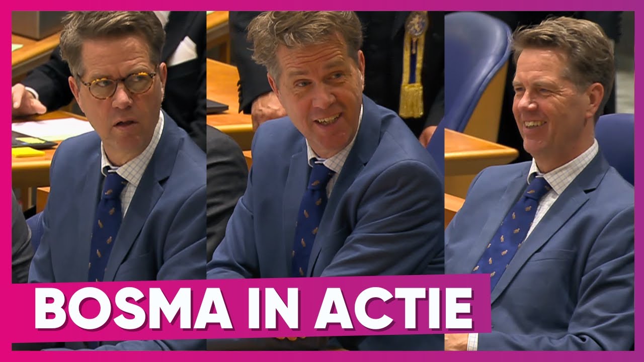 Martin Bosma krijgt lachers op zijn hand