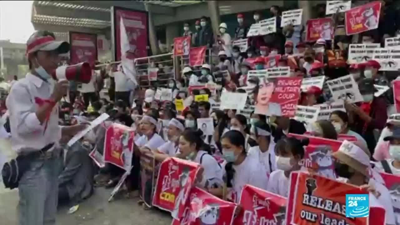Thousands of protesters rally in Myanmar, junta warns more could die