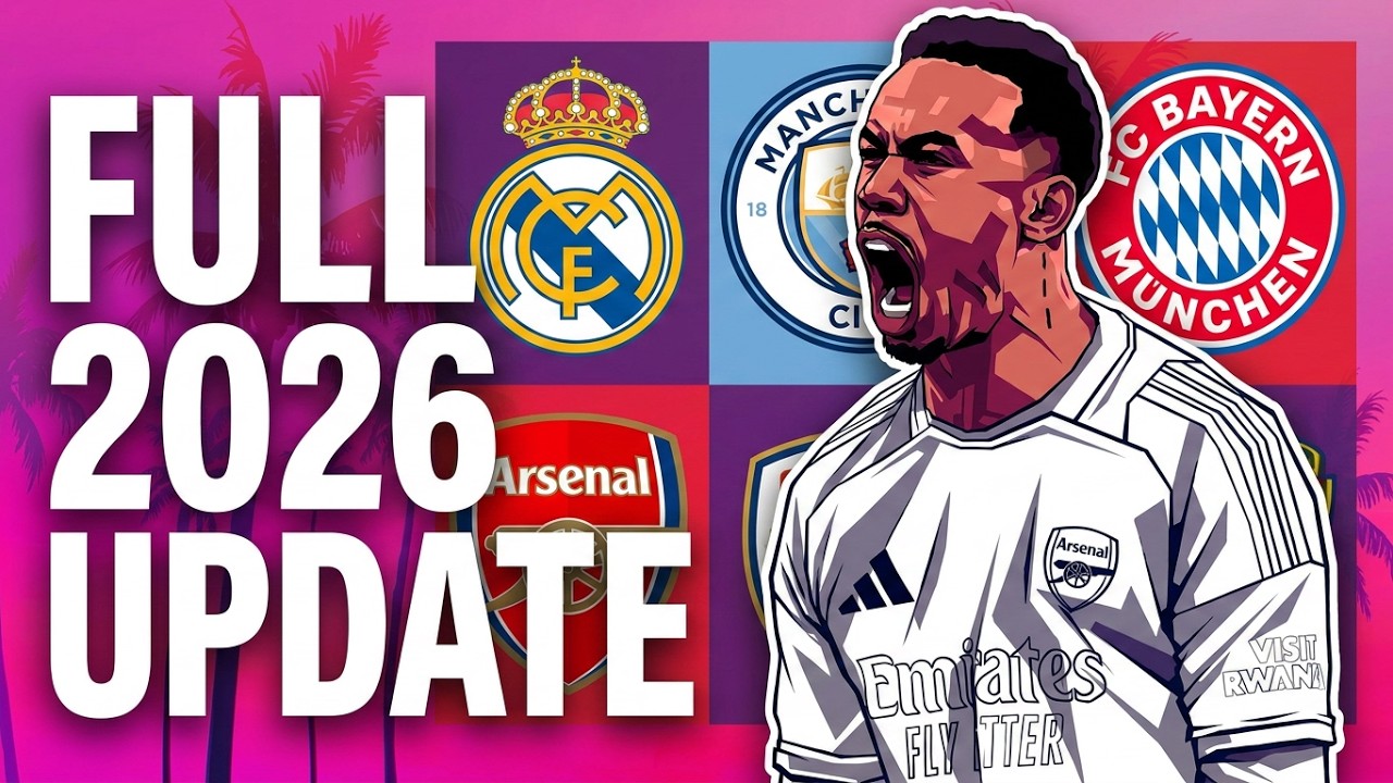 eFootball Vr 2026 PS3 Update Winter 2026 Transfer 24 Januari 2026 | MOD GTA 6 FULL GRAPHIC MENU