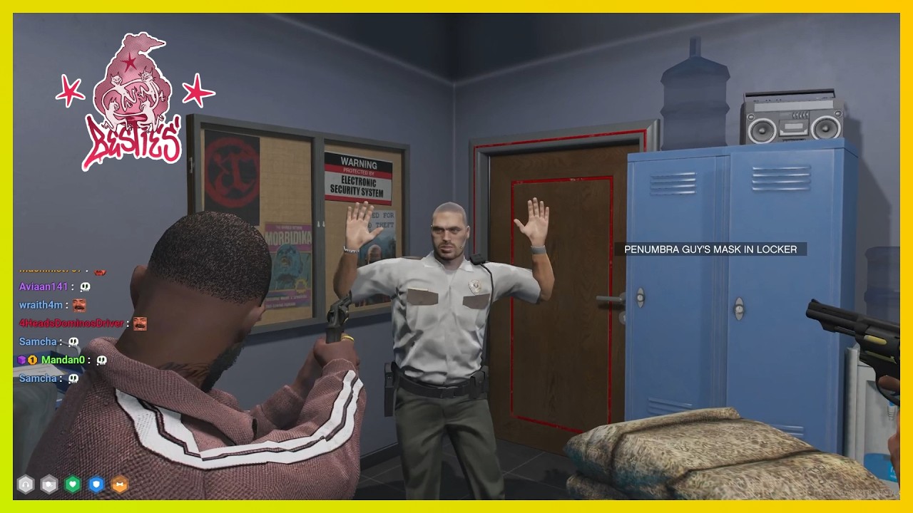 Besties Press Security Guards At Snr. Buns | NoPixel 4.0 GTA RP