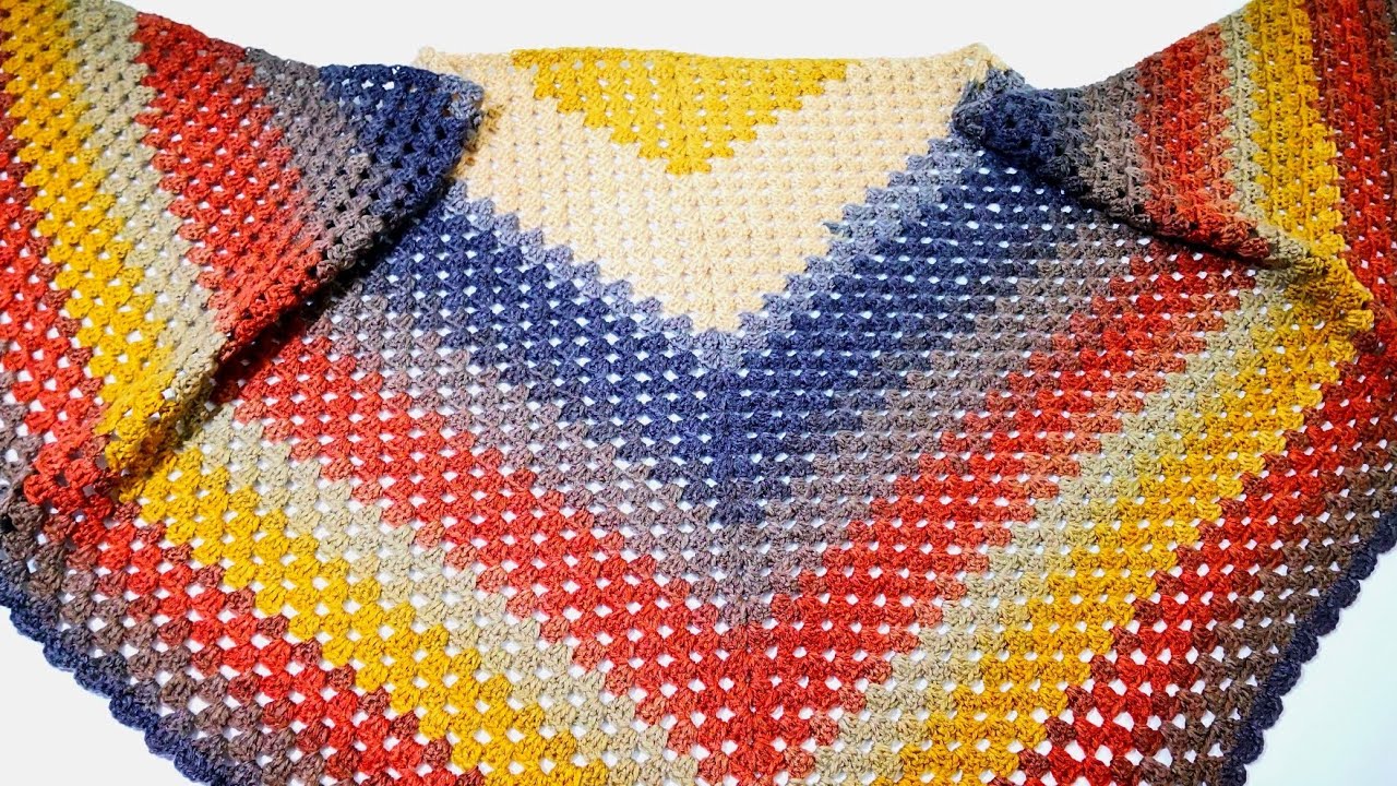 En Kolay Tığ İşi Hanım dilendi bey beğendi Şal Yapımı