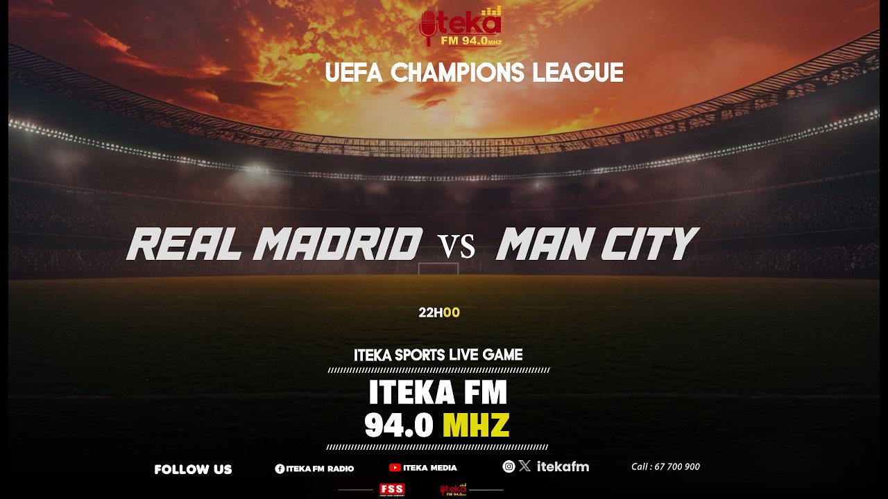 LIVE GAME;UEFA CHAMPIONS LEAGUE Real Madrid 2-0 MAN CITY/with# LE ZABULON And# MT TRESOR/LIVE:Nepon