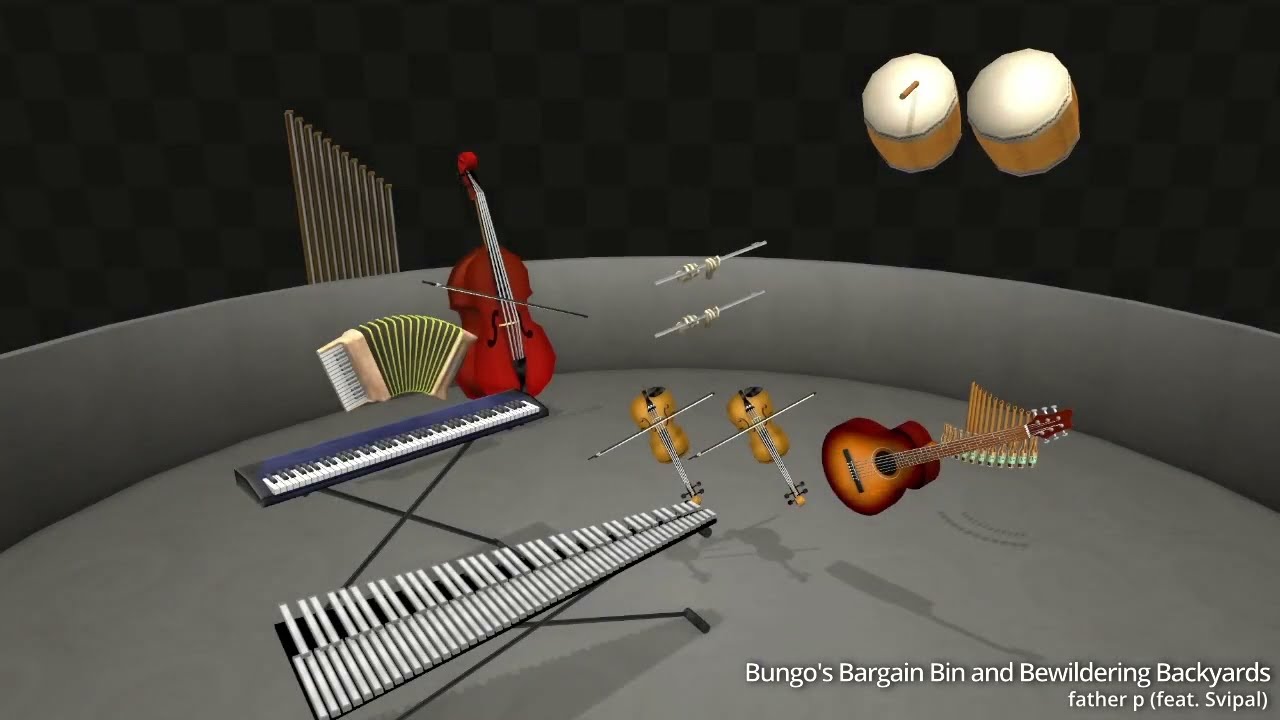 Bungo's Bargain Bin and Bewildering Backyards - father p (feat. Svipal)