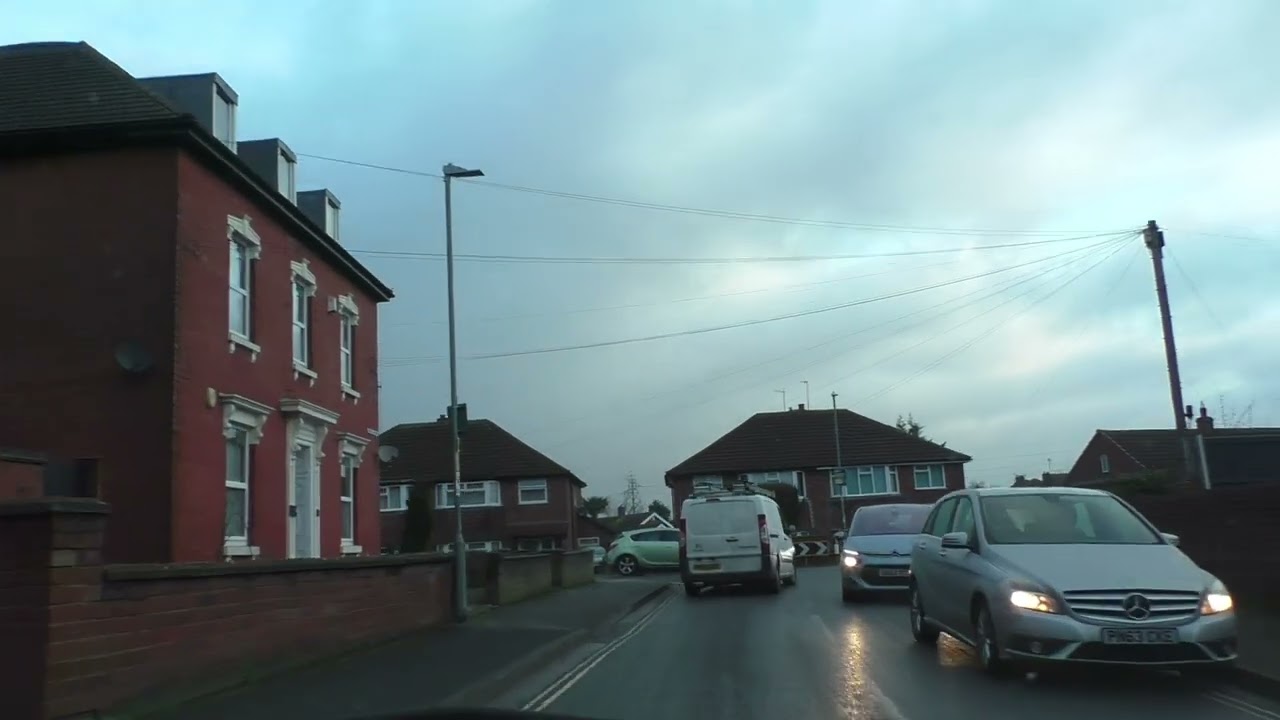 Driving On Tudor Way, Oldbury Road, Comer Gardens, Fern Road & Monarch Drive, Worcester, England