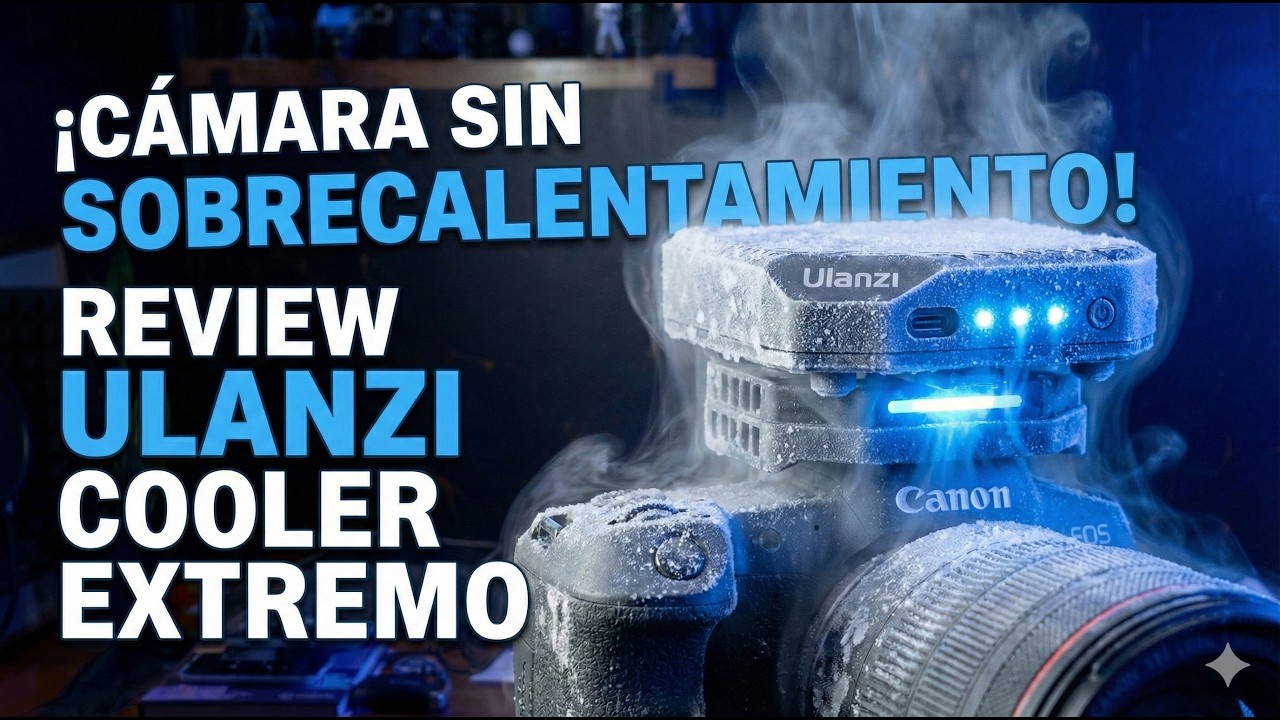 ¿Tu cámara se CALIENTA y se apaga? 🔥 Probé el Ulanzi Cooler (Review)