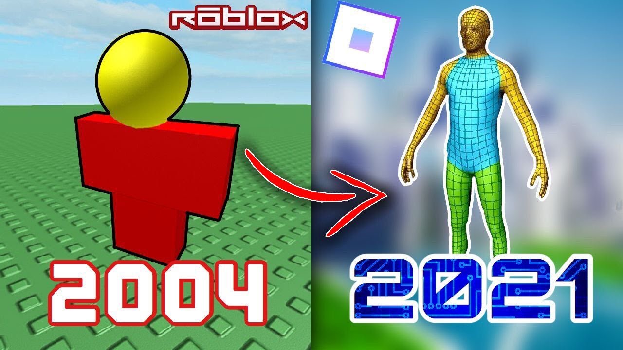 EVOLUTION OF ROBLOX 2004 - 2024