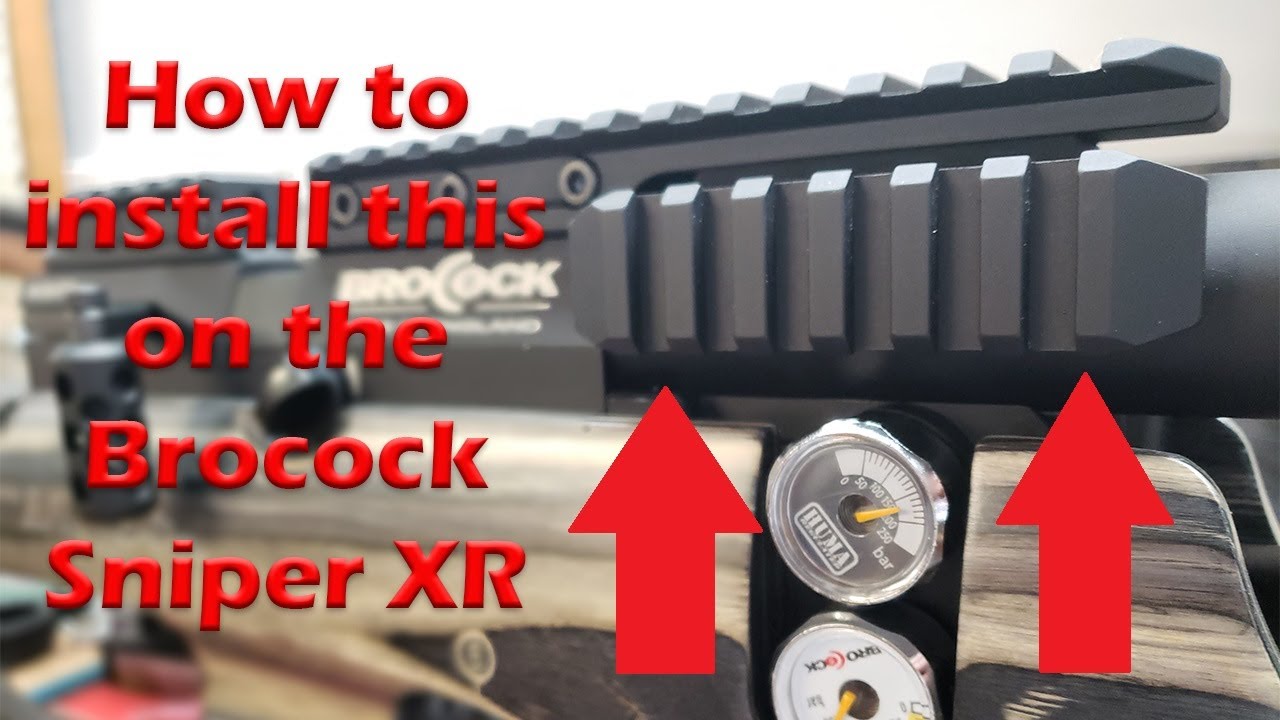 Brocock Sniper XR Side Pic Rail Installation Trick