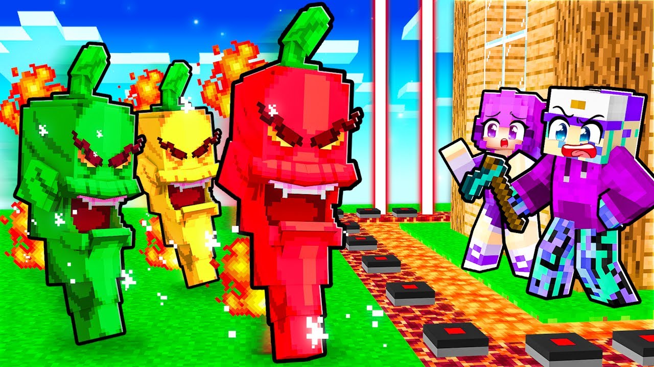 EVIL PEPPERS vs Secure House in Minecraft!