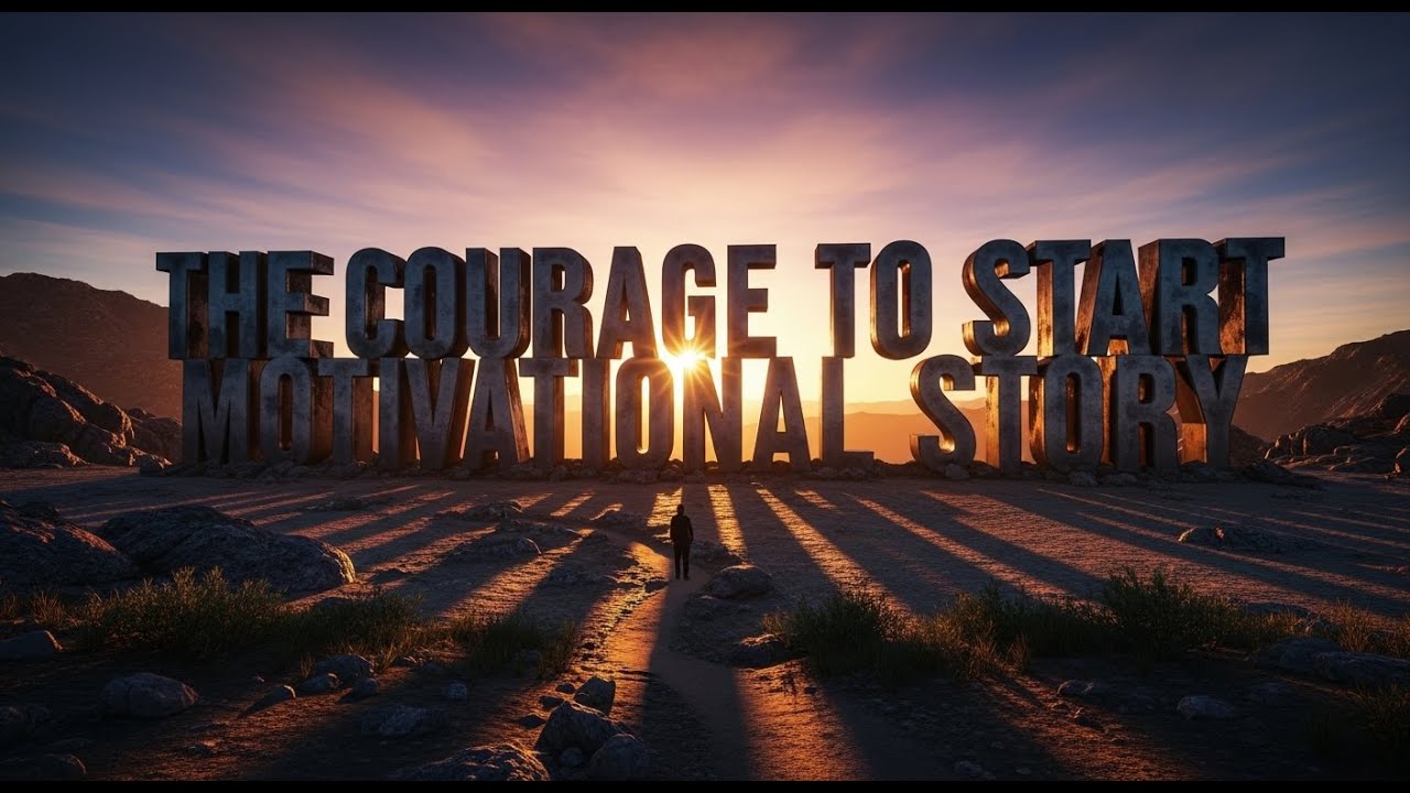 The Courage to Start   Motivational Story