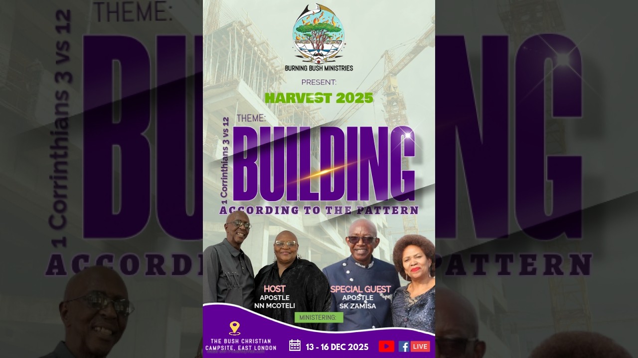 Day 1 - Session 1 Harvest 2025 - Building according to the pattern