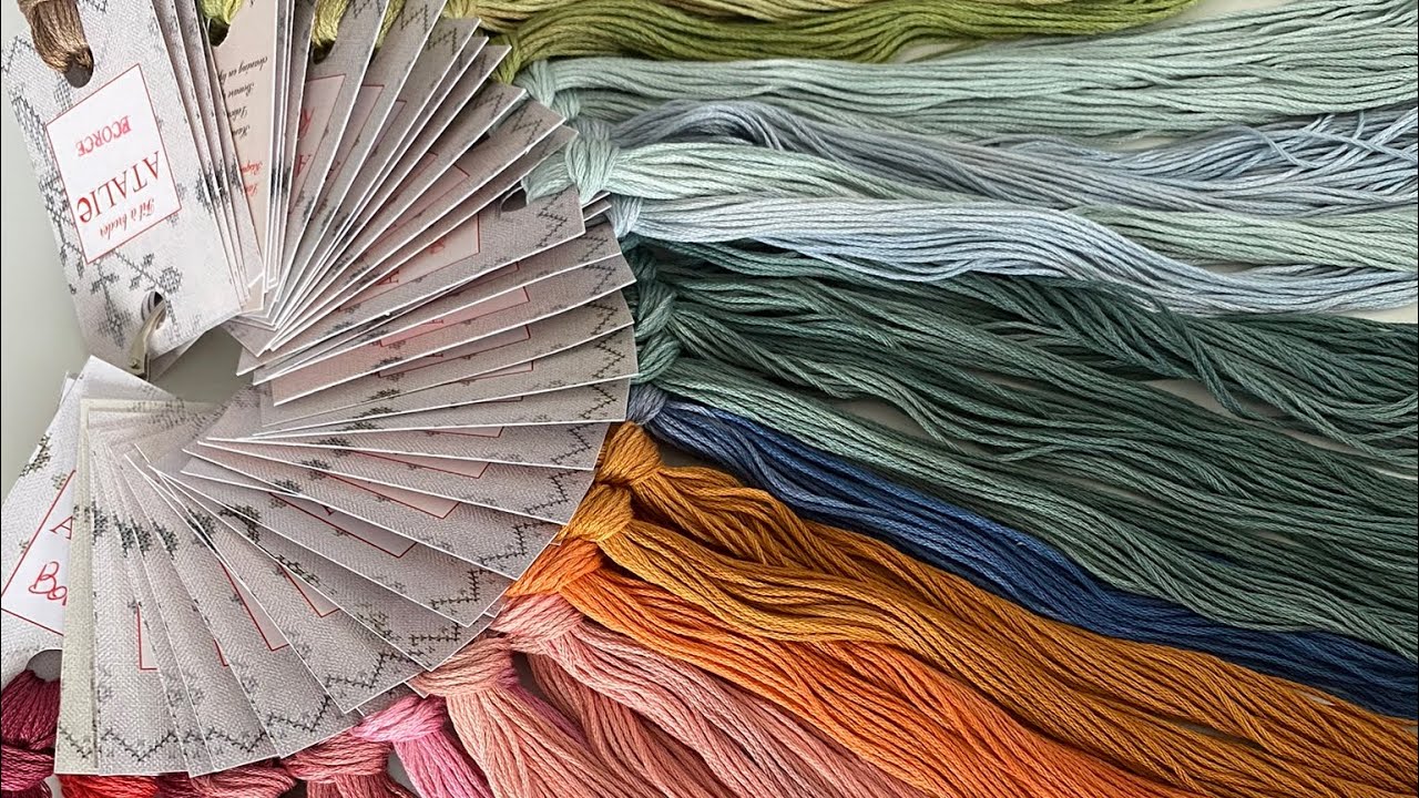 Flosstube #10 : des encours , un nouveau projet et des envies …#flosstube #broderie