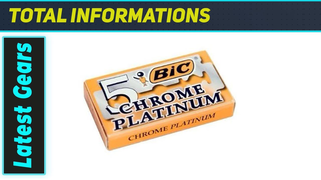 Лезвия BIC Chrome Platinum DE: максимальная острота и ценность
