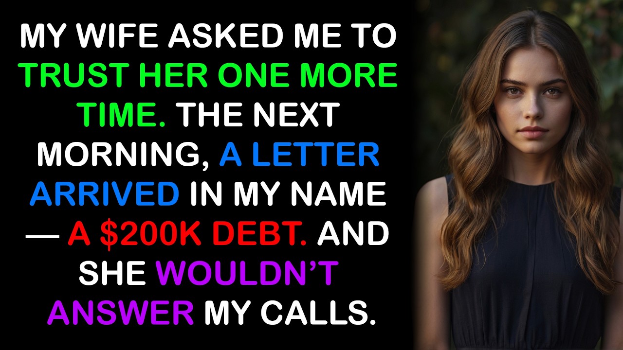 She Asked Me to Trust Her One More Time… Then a $200K Debt Arrived in My Name