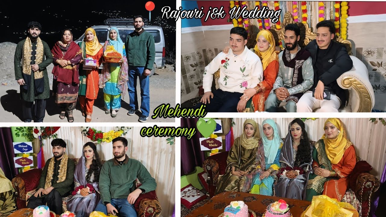 Indian Mehendi Ceremony in Rajouri Jammu & Kashmir | Wedding Vlog | SAKIBA.MIRZA_