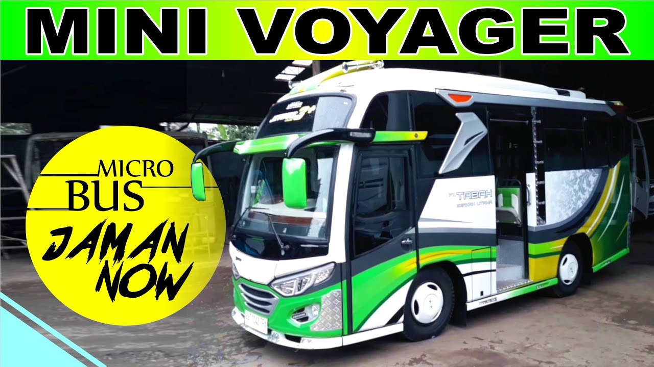JETBUS SHD VOYAGER VERSI ENGKEL - PROSES PAINTING LIVERY & FINISHING MICRO BUS