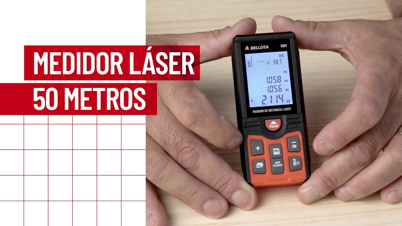 Medidor laser 50 metros de Bellota Herramientas