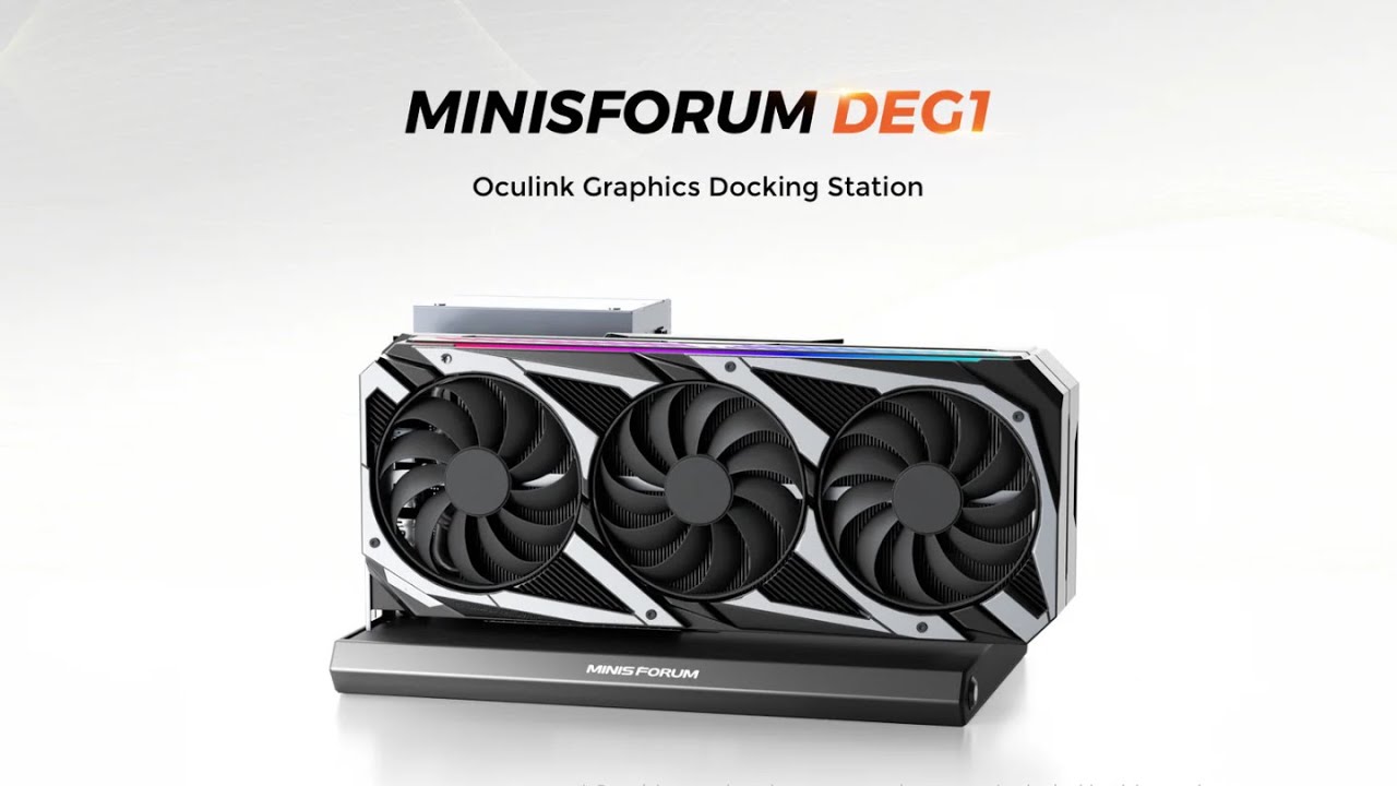 Boost Your Mini PC&rsquo;s Power with Minisforum DEG1 eGPU Dock│Oculink Graphics Docking Station 🤖 🎮 🚀