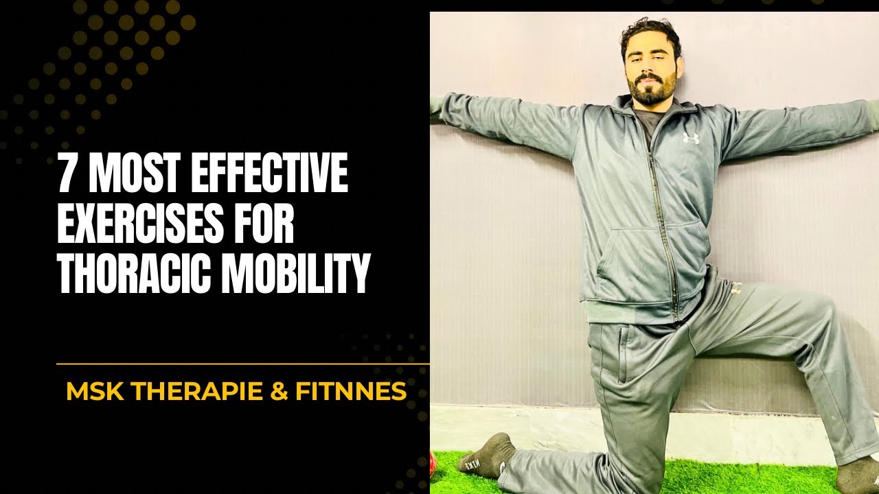Exercises for thoracic mobility | Exercises for pain between scapular blades 