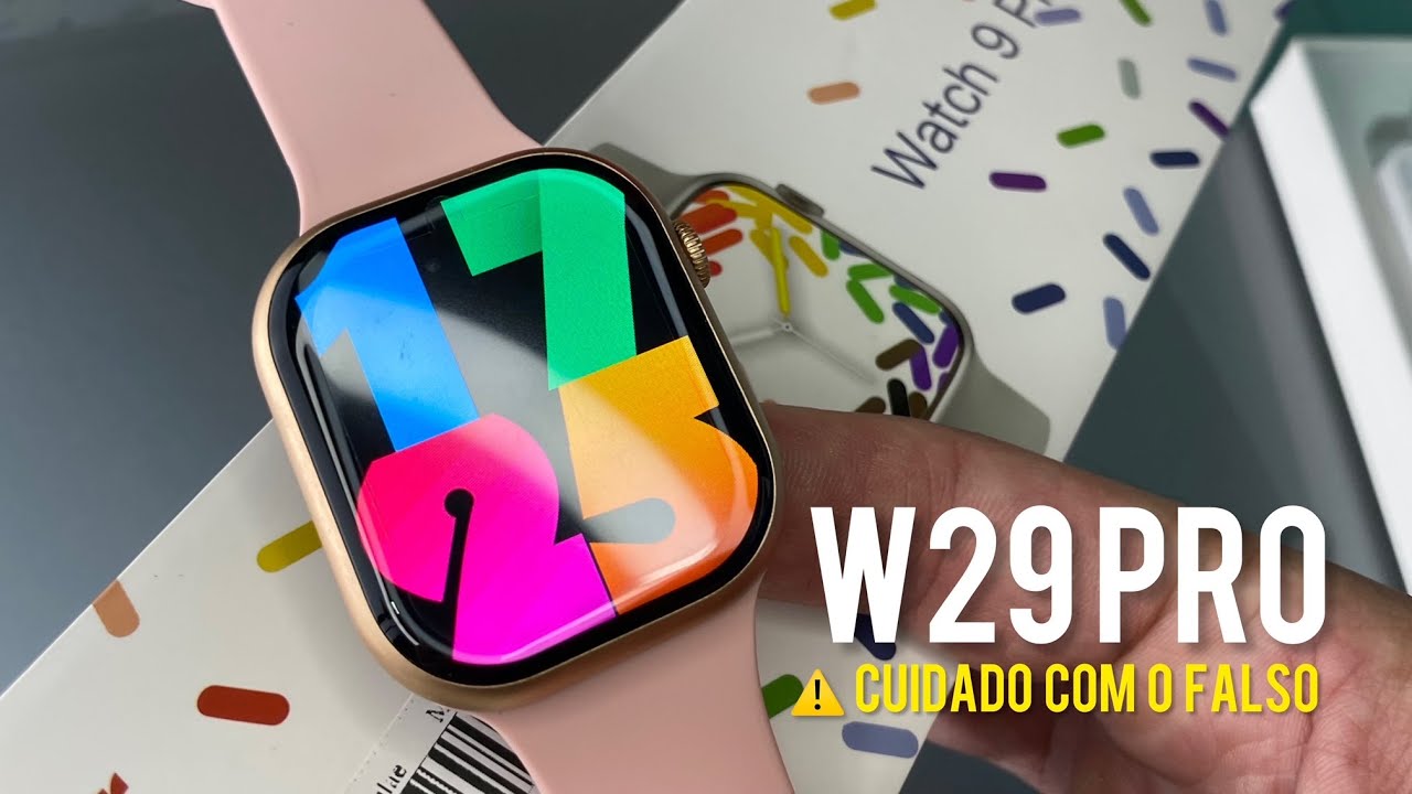 W29 PRO - WATCH 9 PRO smartwatch - | UNBOXING, REVIEW e PRIMEIRAS IMPRESSÕES. O MELHOR PARA 2024!!!