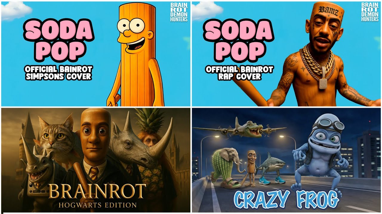 HUNTR/X - Soda Pop vs Crazy Frog vs Internet Brainrot | TILES HOP EPISODE