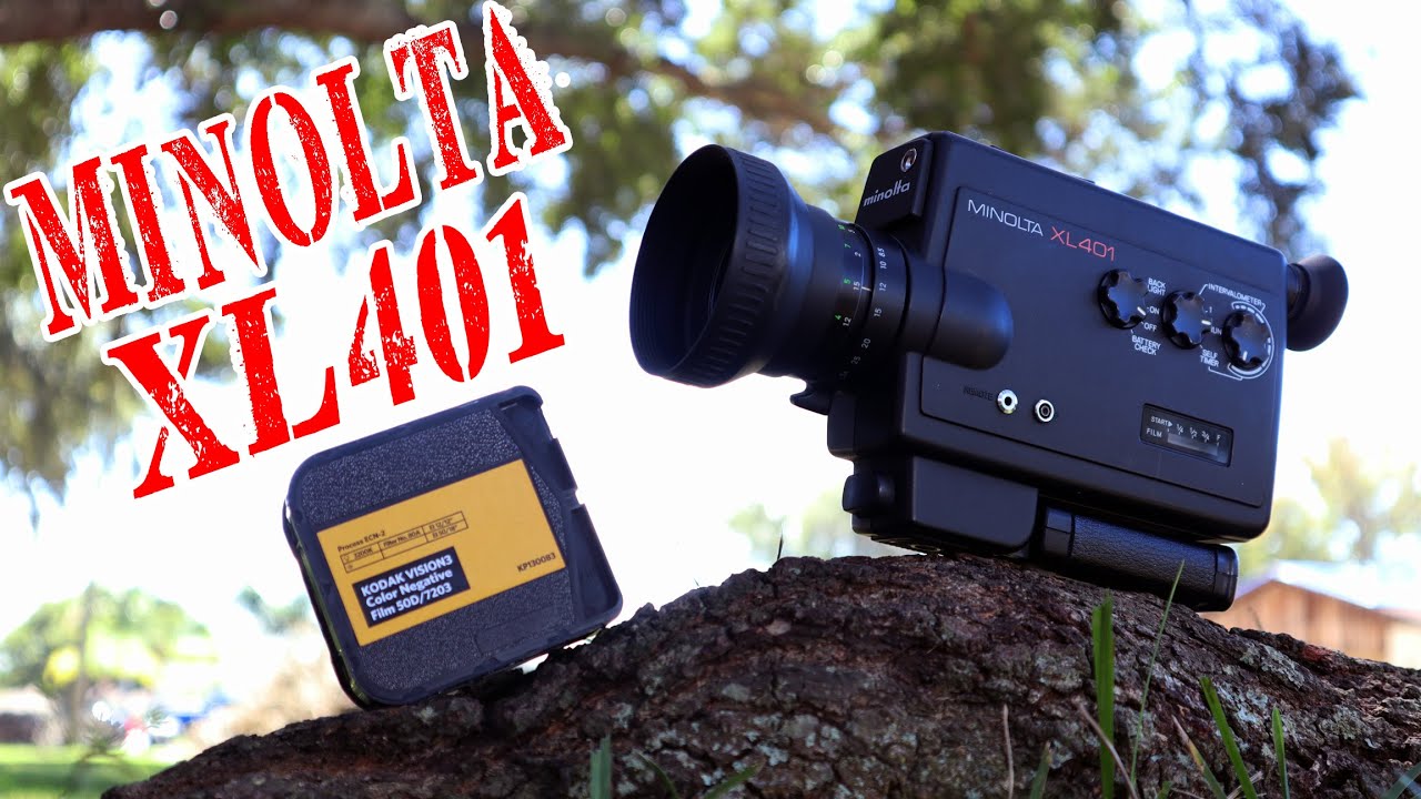 Minolta XL401 Super 8 Camera Breakdown & Review | Kodak 7203 50D | Scanned Results | Filmboy24