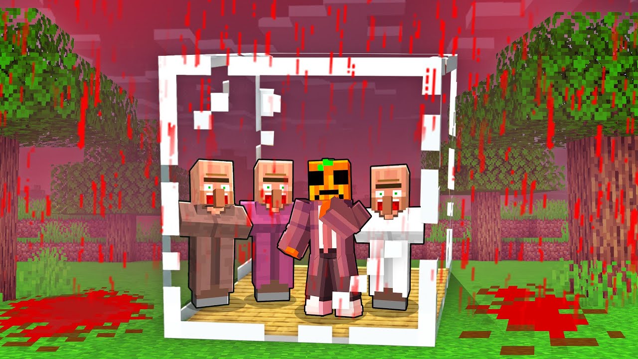 LLUVIA DE SANGRE vs BUNKER SECRETO en Minecraft!