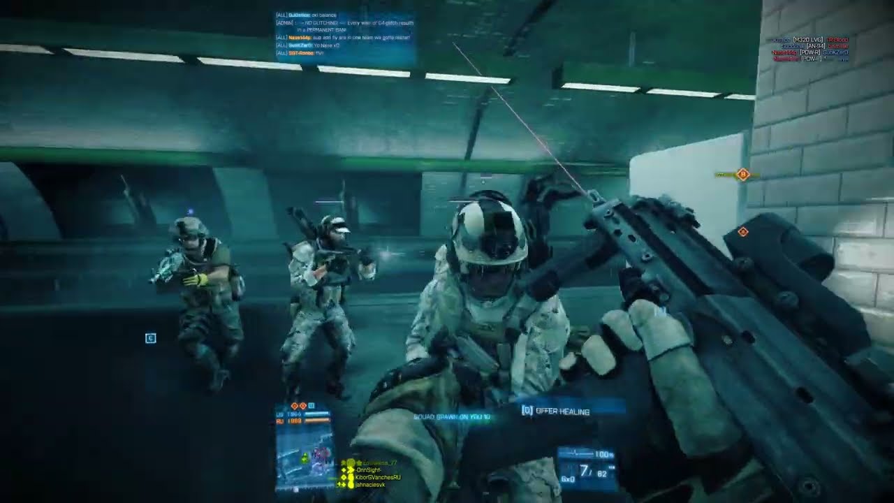 Battlefield 3 Request To Play Metro MP7 Medic Class
