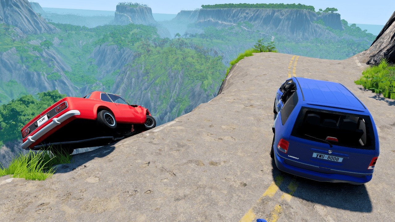 Cars VS Dangerous Mountain Road (Epic Crashes) in BeamNG.drive