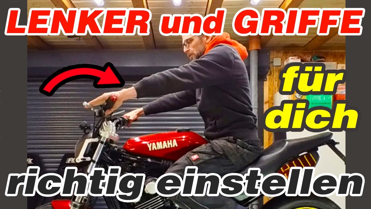 Lenker und Griffe am Motorrad richtig einstellen - Kumpel gewinnt neue KTM 990 RC R - Test folgt :-)