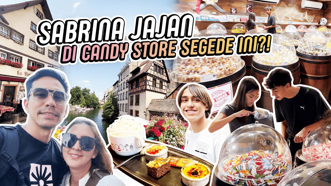 DARIUS DONNA EKSPLOR PERBATASAN PRANCIS - JERMAN!! LIO & DIEGO COBAIN KULINER KHAS STRASBOURG!!