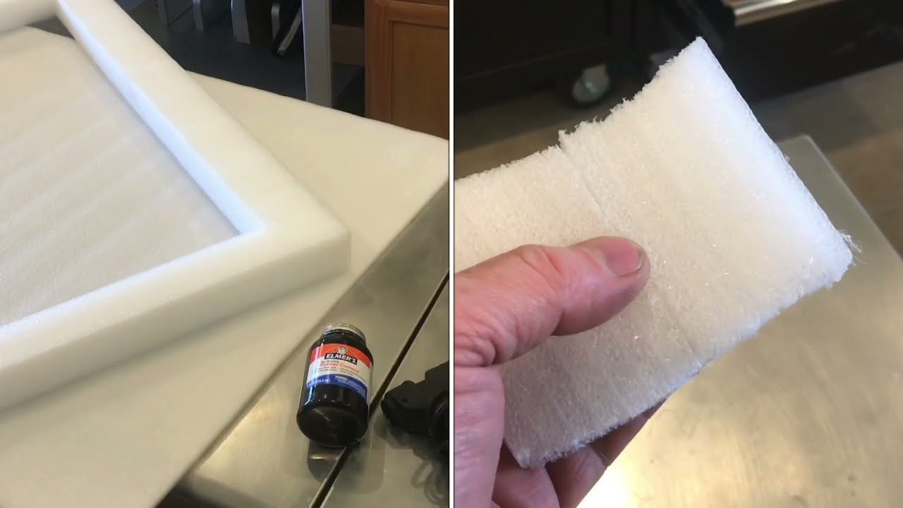 EFFECTIVE ways of &ldquo;gluing polyethylene foam&rdquo; (rubber cement hot glue)