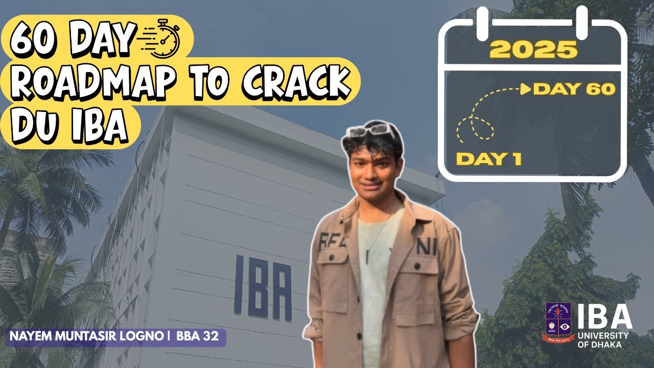 How I would prepare for IBA in 60 days