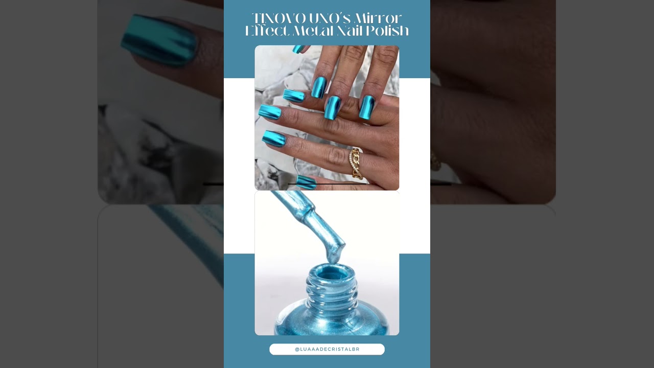 TINOVO UNO's Mirror Effect Metal Nail Polish – No-Bake, Quick-Dry! 