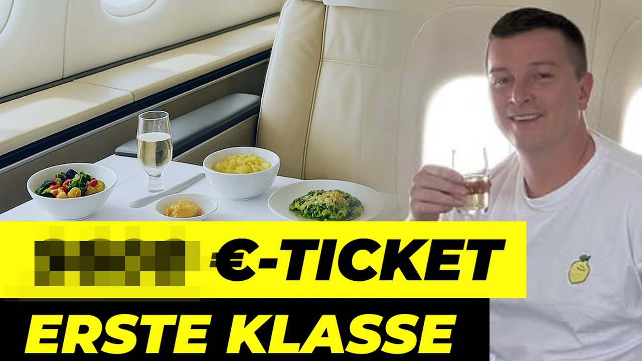 Erste Mal First Class Lufthansa