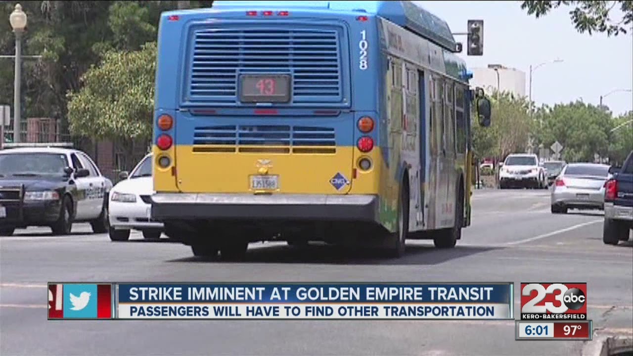 Golden Empire Transit union employees will strike starting Tuesday