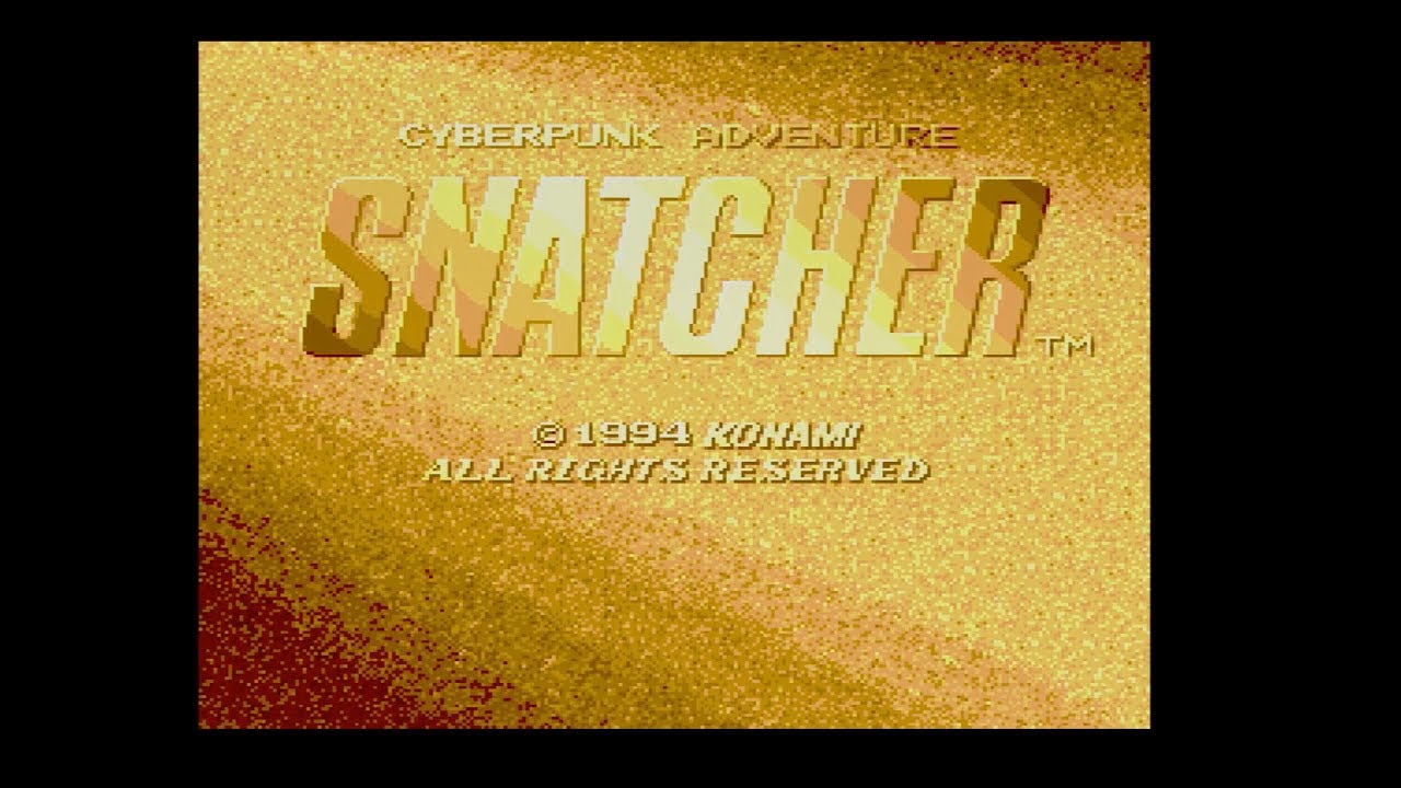 Snatcher - Sega Mega CD (Framemeister 1080p)