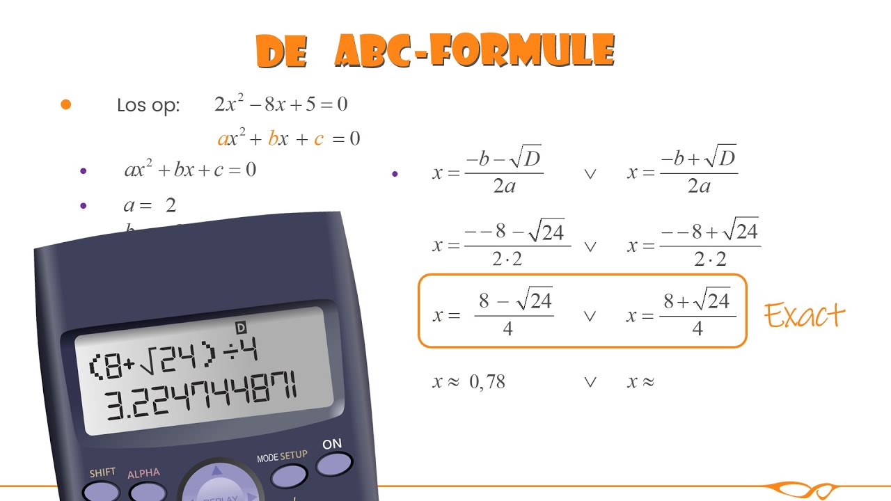 Wiskunde - De abc-formule