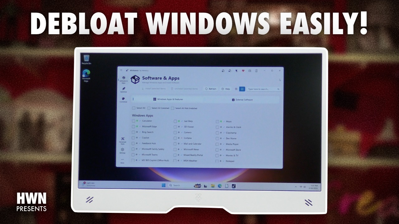 Легкое удаление ненужных приложений из Windows 10 и 11 • Обзор утилиты Winhance