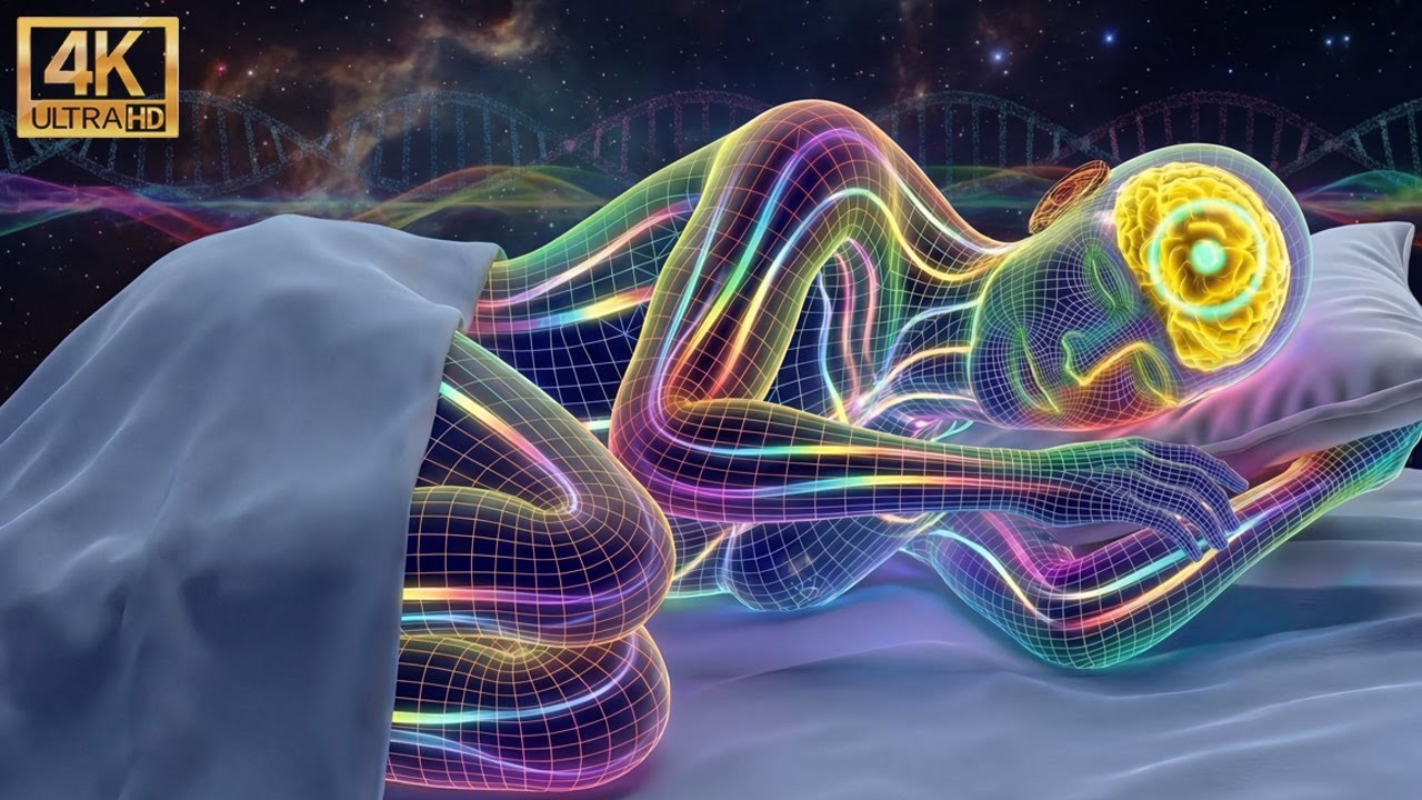 432Hz + 963Hz + 741Hz | The Deepest Healing Sleep: DNA Repair And Emotional Detox #6
