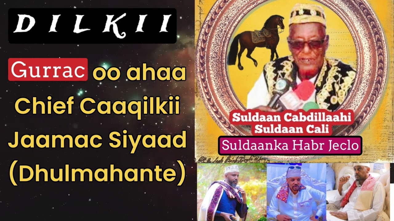 Taariikhda  Reer Yoonis (HJ) | Dilkii Chief Caaqil Gurrac ( Dhulbahante)