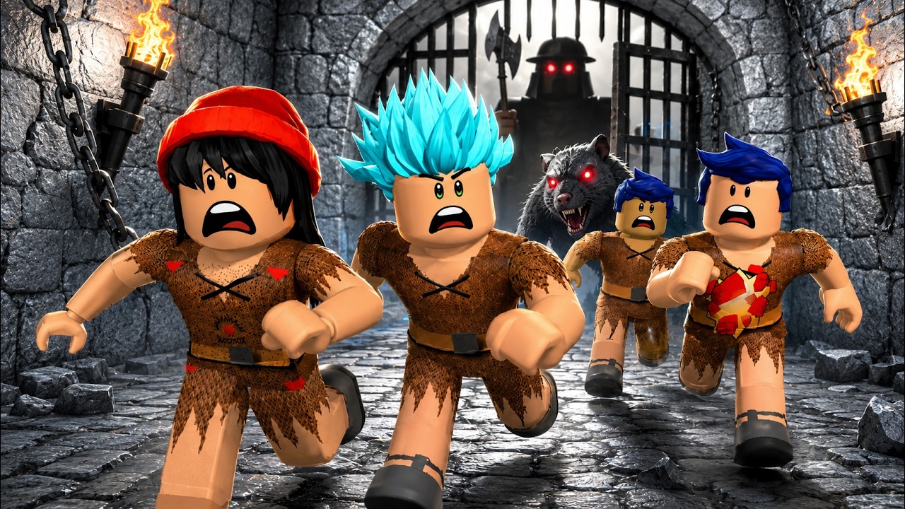Los POLO escapan de LAS MAZMORRAS de ROBLOX