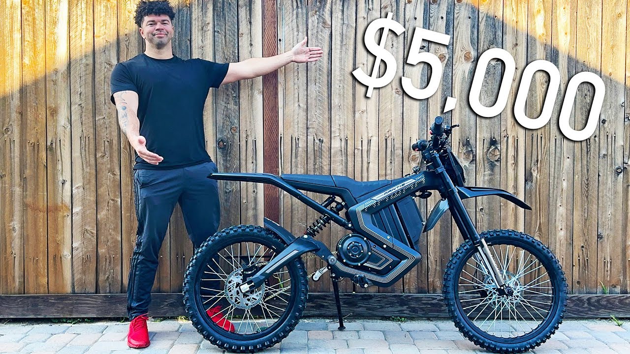 This Is The NEW $5,000 Rawwr Mantis - 2023 Electric Dirt Bike First Ride!